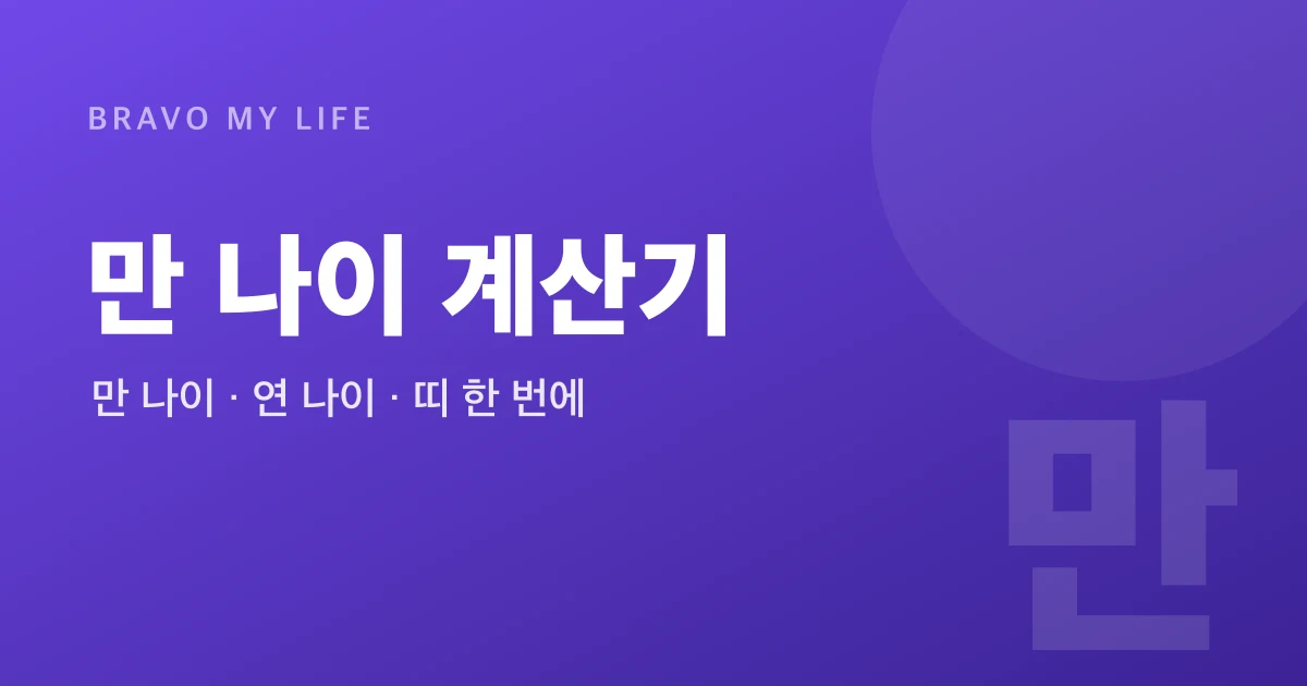 Age Calculator - Free